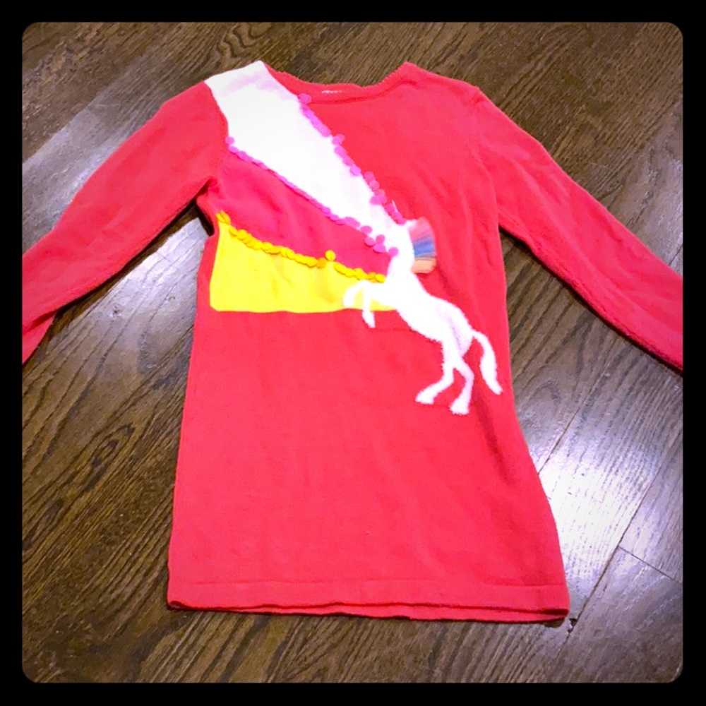 Billieblush unicorn sweater dress, size 6